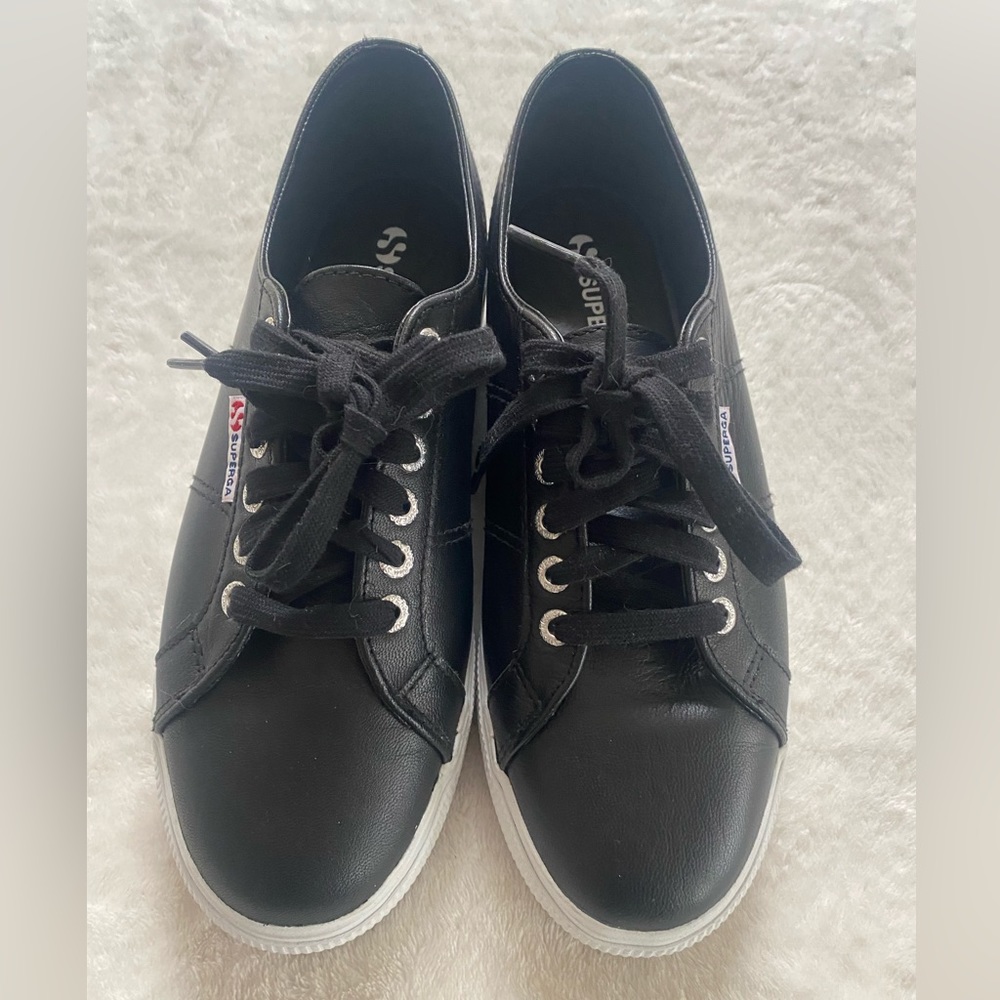 Superga Shoes Size 10W Color Black